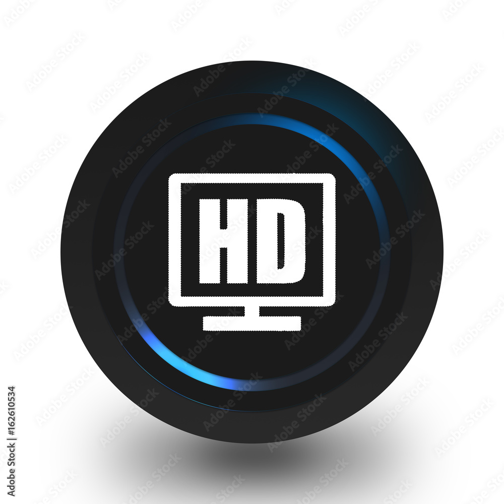 Hd display icon. Hd display icon.