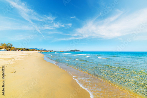 Colorful shore in Orri beach