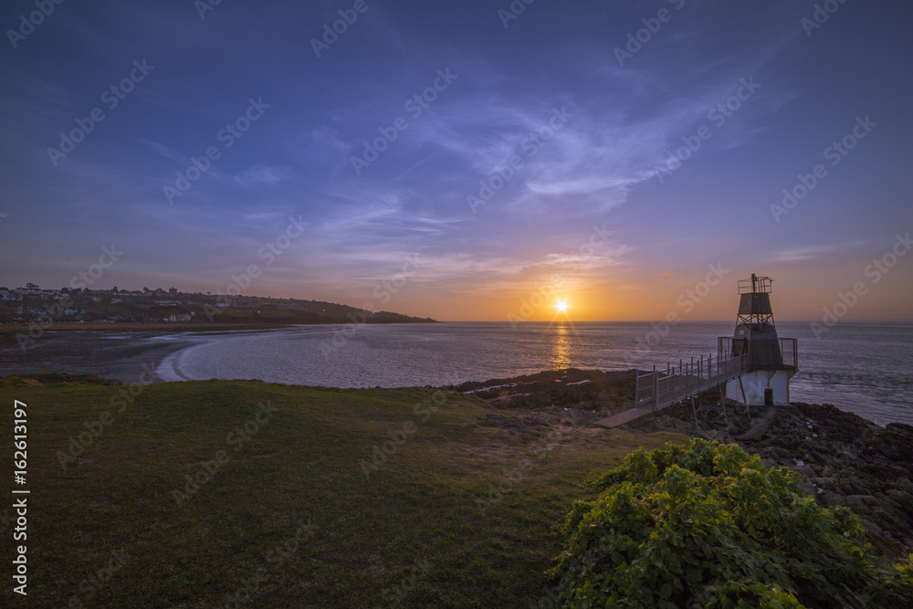 Sunset over Battery Point Sunset over Battery Point