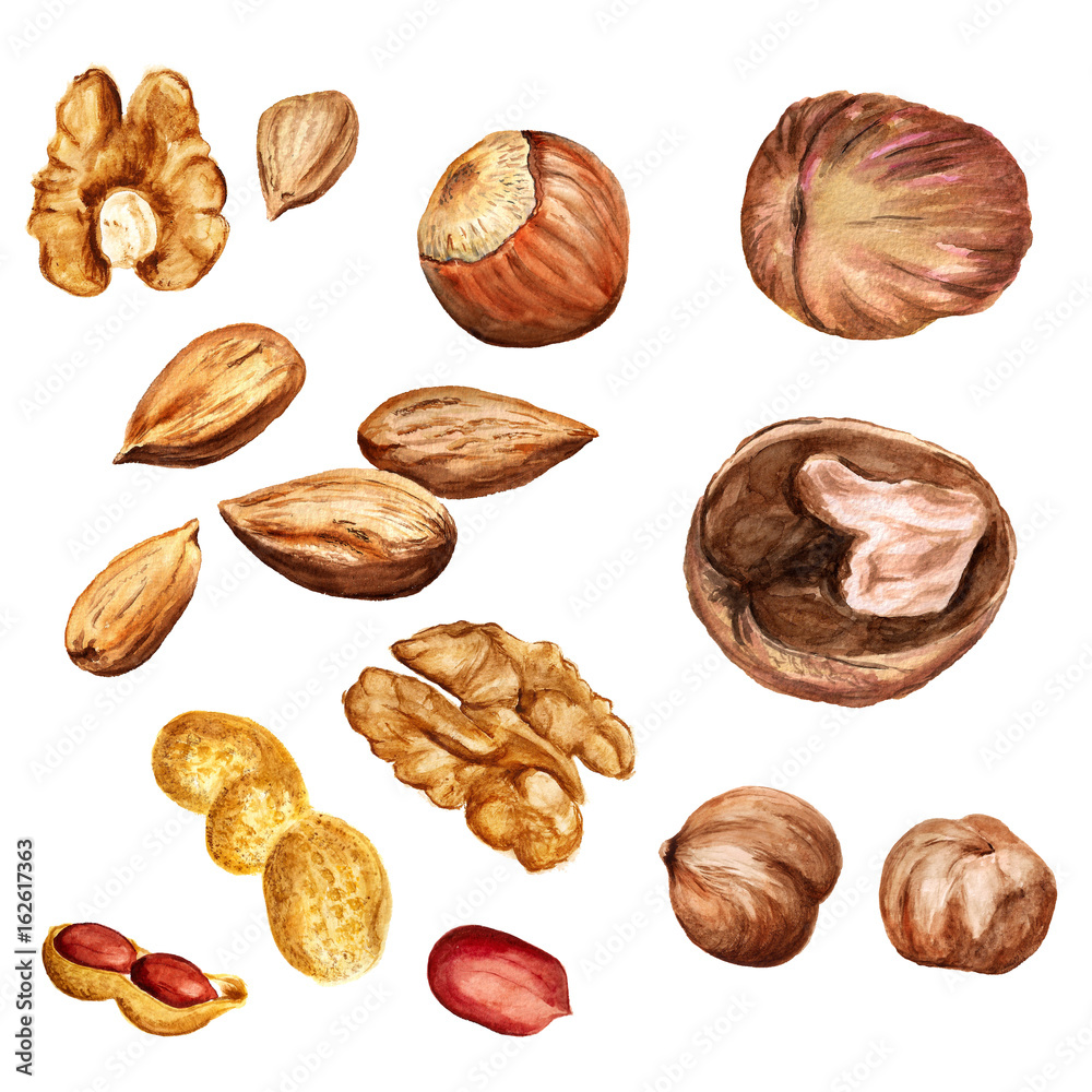 Set of nuts Set of nuts