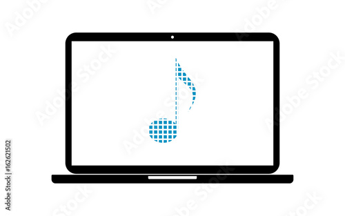 Pixel Icon Laptop - Note