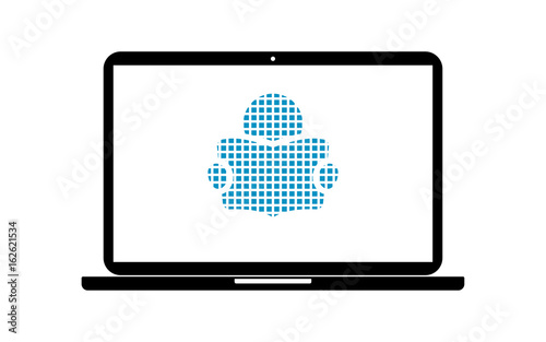 Pixel Icon Laptop - Leser