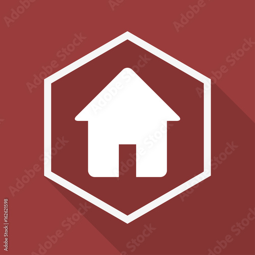 Poly Button mit Schatten - Wohnung