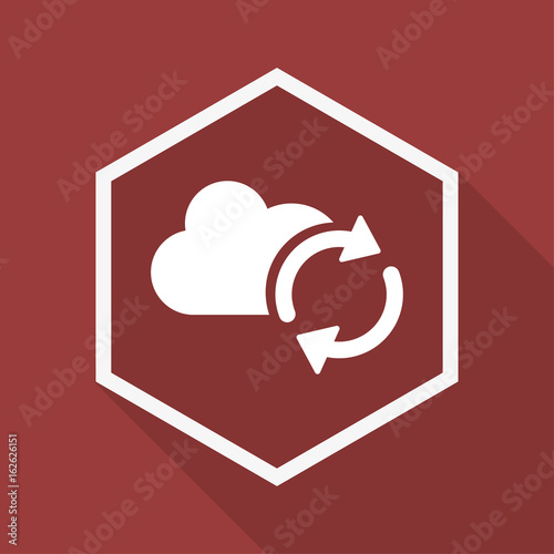 Poly Button mit Schatten - Wolke synchronisieren