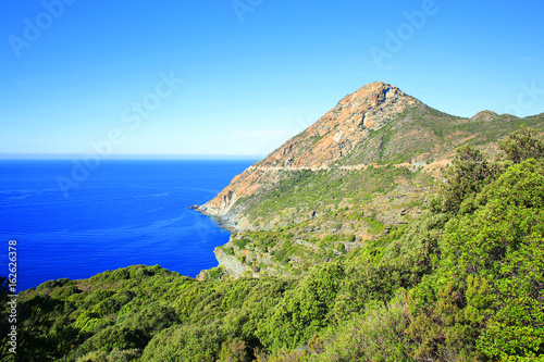 Idyllic seaside on Corsica Island, France