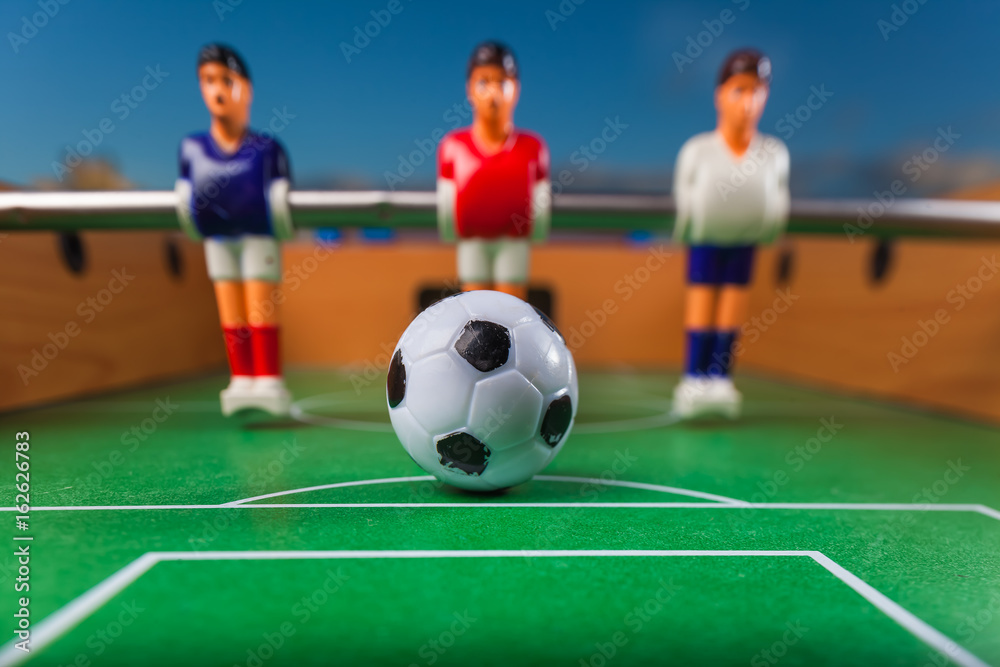 foosball table soccer . football players sport teame foosball table soccer . football players sport teame