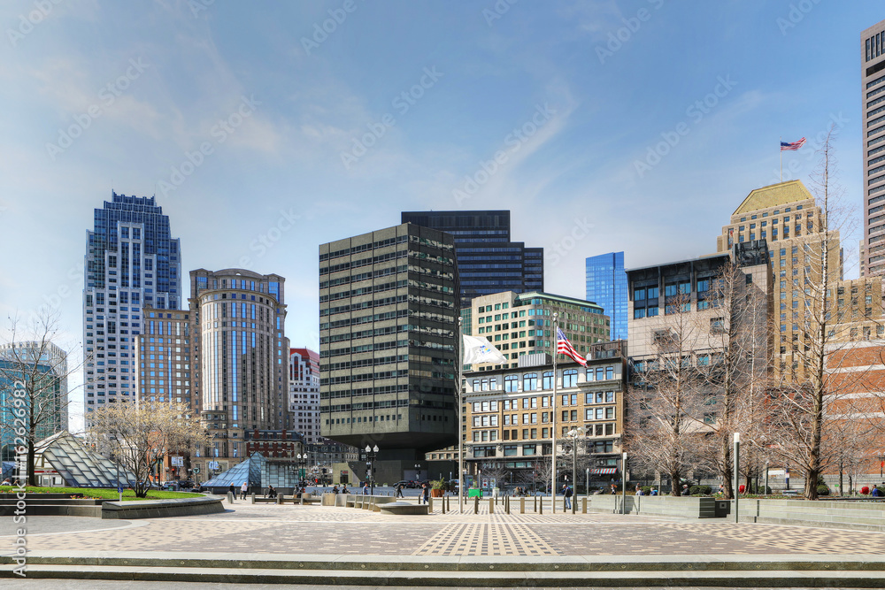 Φωτογραφία View of the Boston city center square