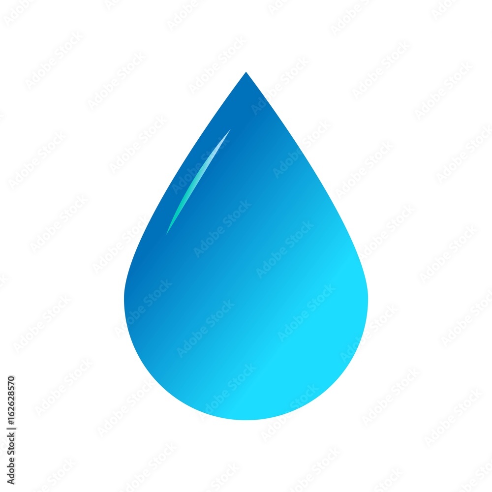 Water drop icon. Water drop icon.