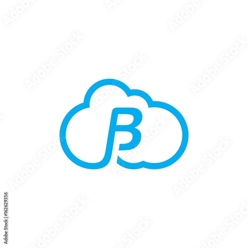 B initial Logo
