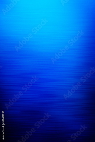 Blue plastic texture background with irregular horizontal lines