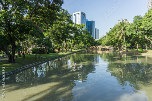 CHATUCHAK PARK, large public park in Bangkok Thailand for relaxing and doing activities. © black_J