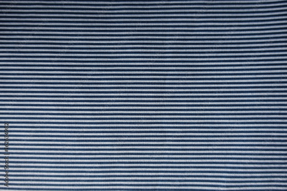 Fabric with blue and white horizontal stripes Fabric with blue and white horizontal stripes