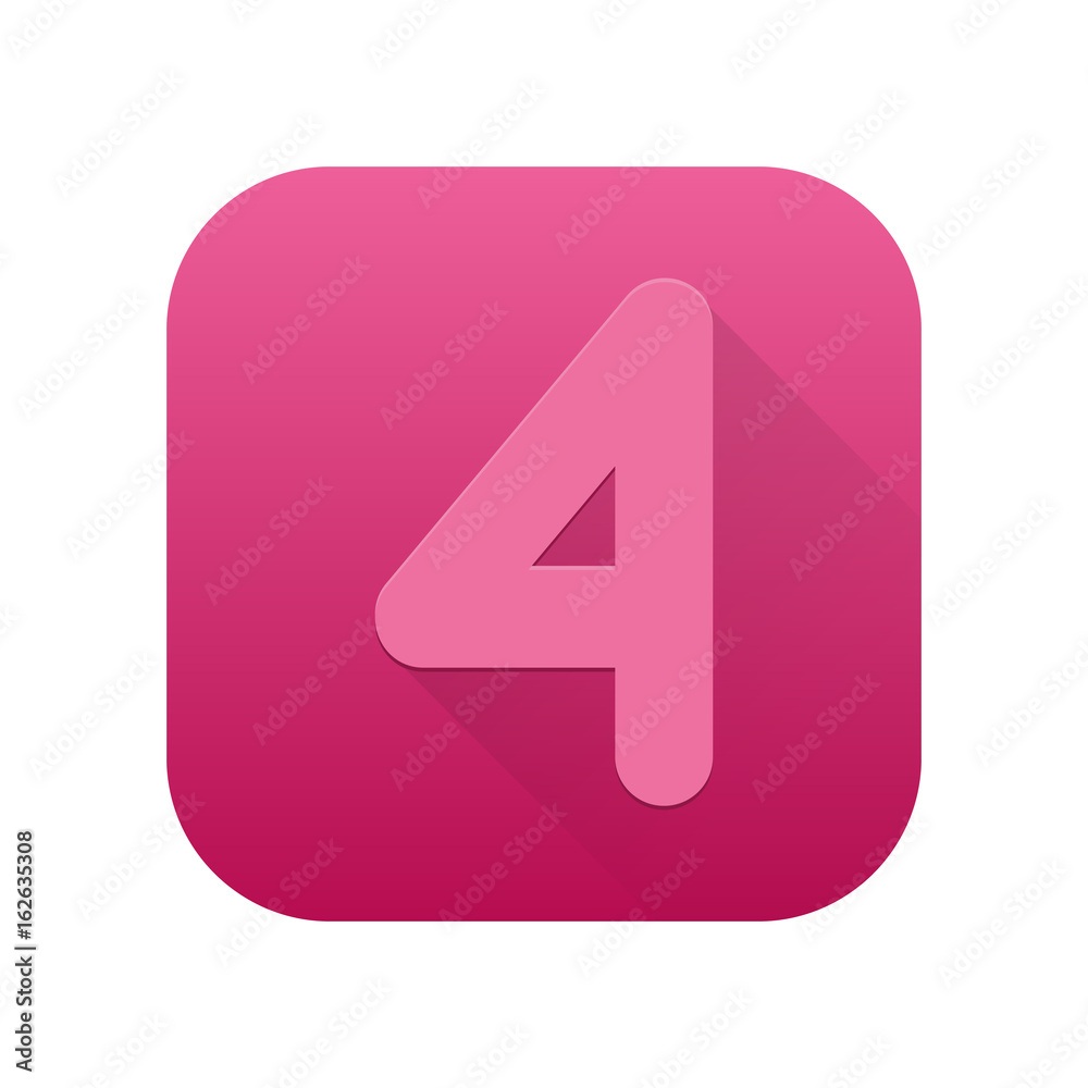 Matte Long Shadow App-Icon Matte Long Shadow App-Icon