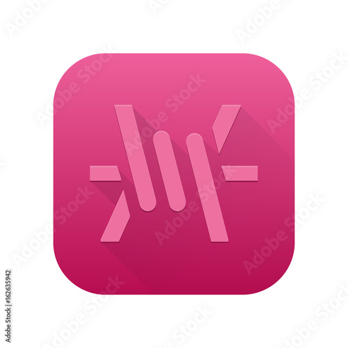 Matte Long Shadow App-Icon