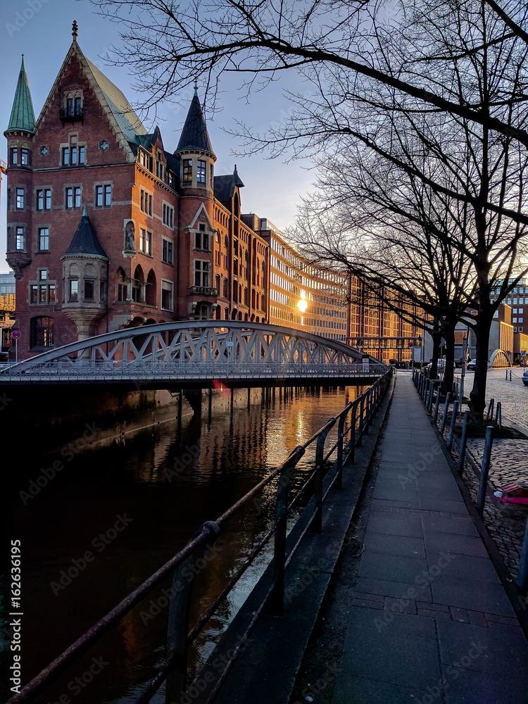 Obraz premium Hamburg Speicherstadt