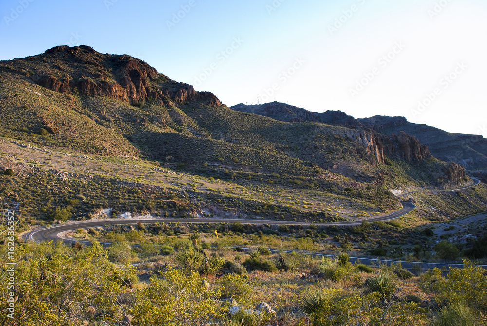 Fototapeta premium Road through mountain