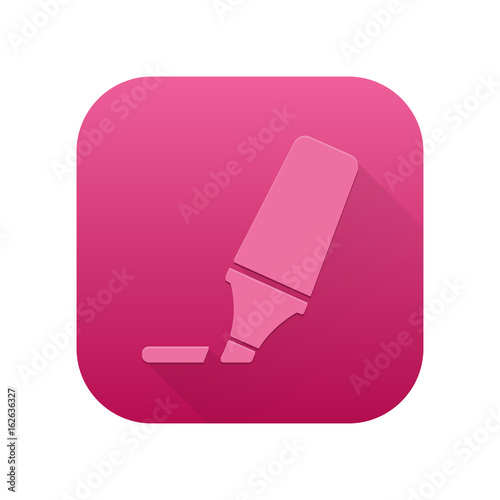 Matte Long Shadow App-Icon