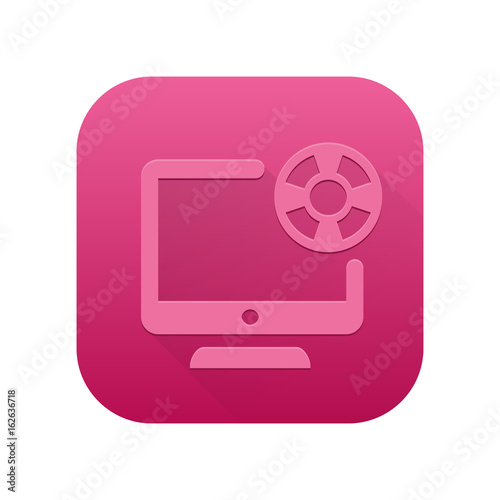 Matte Long Shadow App-Icon