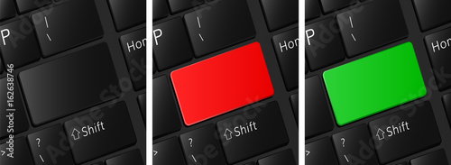keyboard button with text place