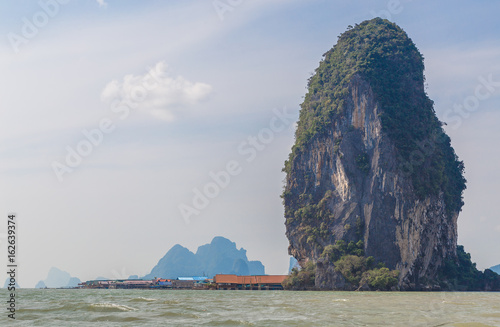 Ko Panyi Fischerdorf Insel in Thailand photo