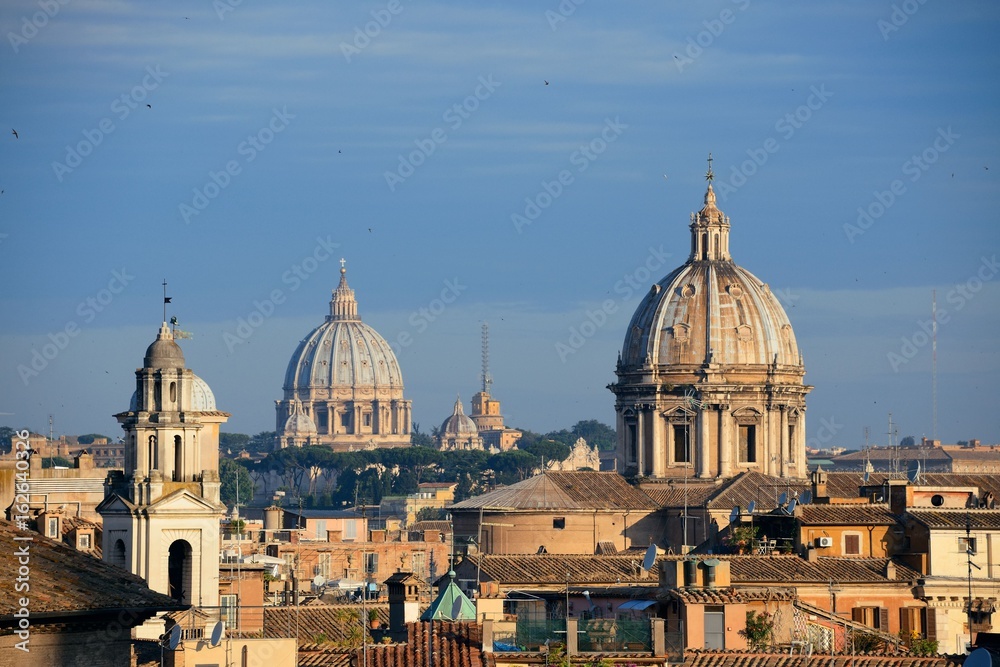 Rooftop view of Rome