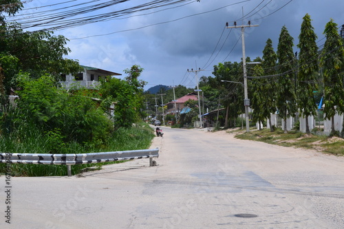 street in koh tao