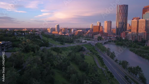 Aerial Canada Calgary June 2017 Sunrise 4K Inspire 2 ProRes photo