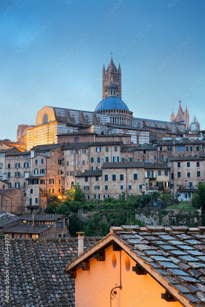 Obraz premium Siena Cathedral evening