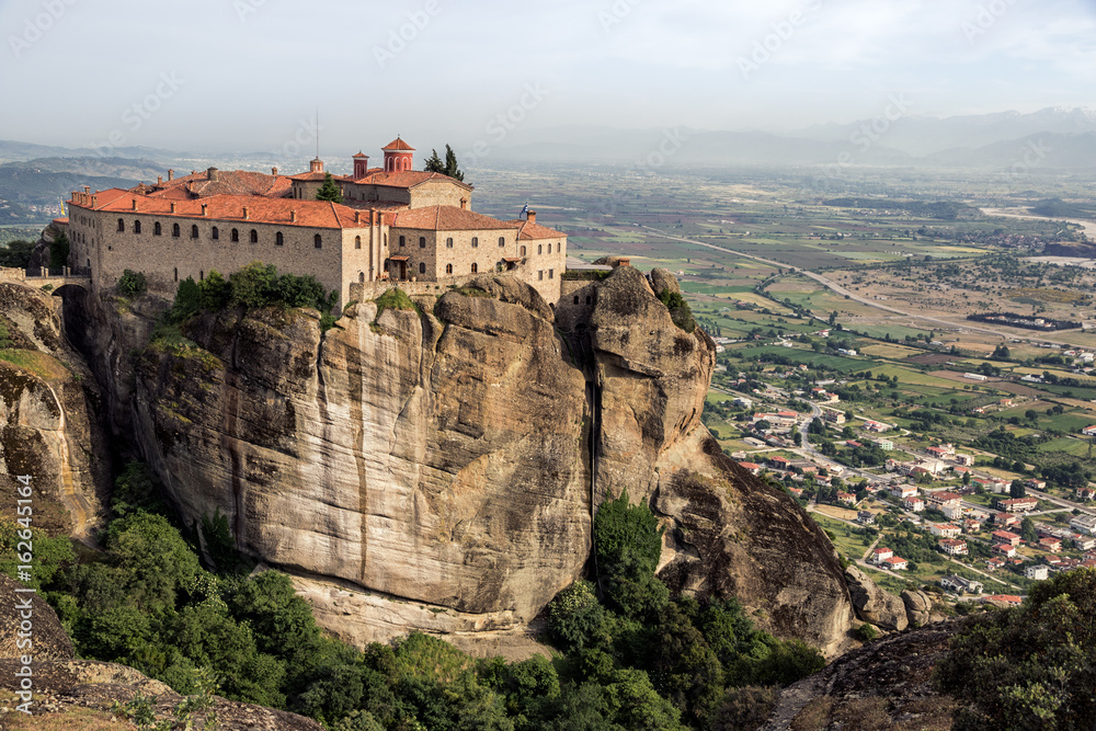 Monastery landscape Meteora Greece