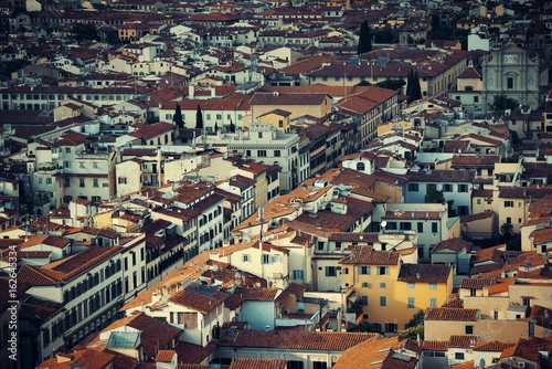 Florence old building roof