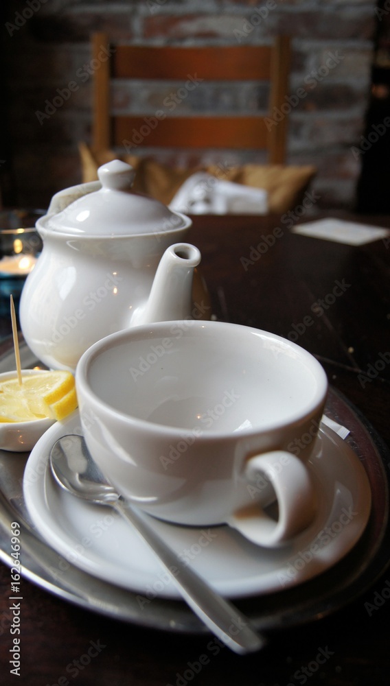 Teapot and cup Teapot and cup