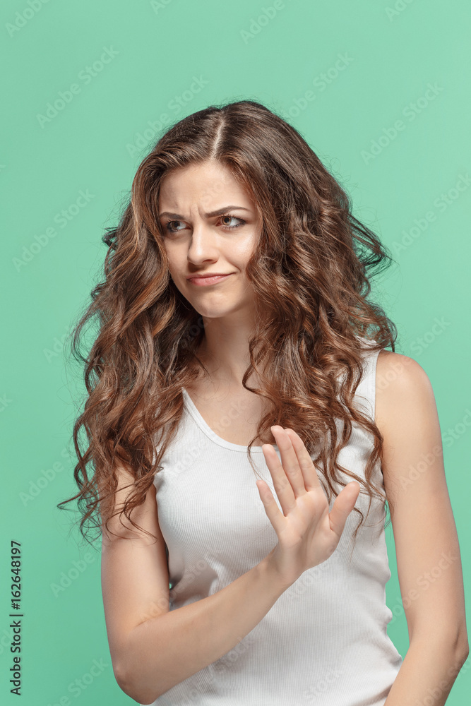 The portrait of disaffected woman The portrait of disaffected woman