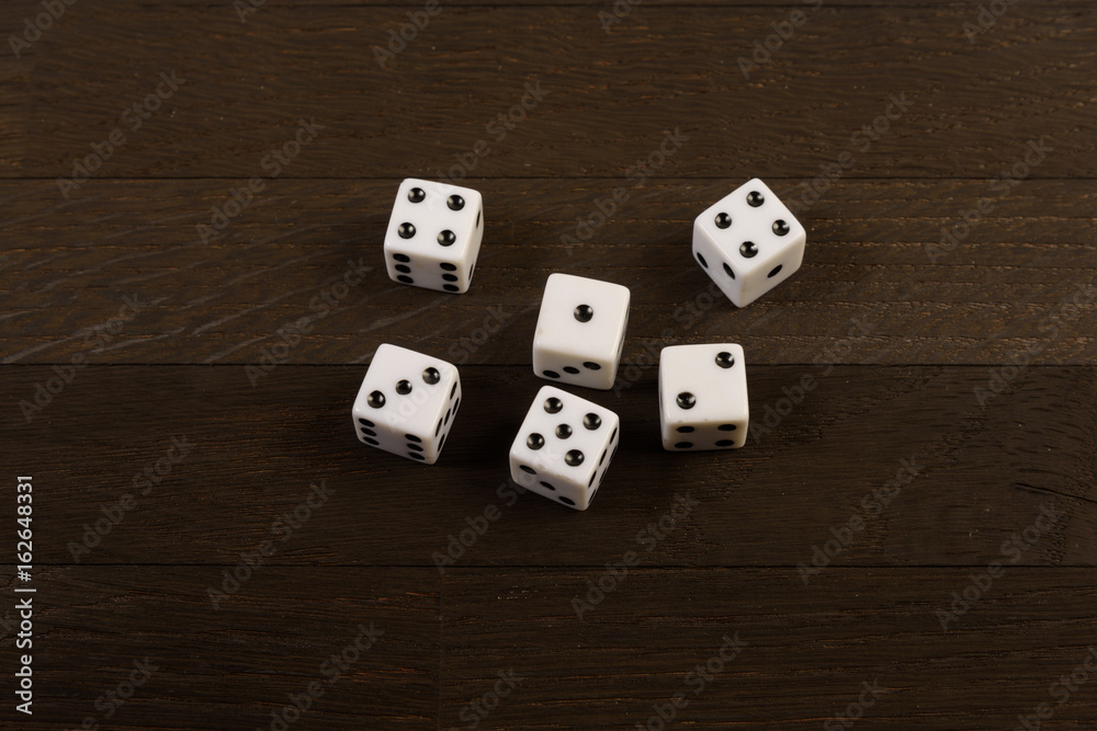 dices on a table dices on a table