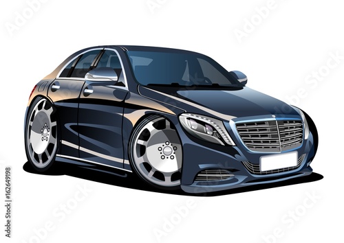 Vector cartoon car. Available EPS-10 separated by groups and layers.