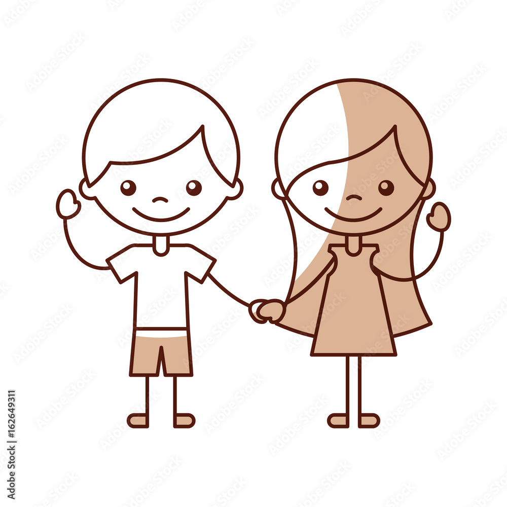 cute kids characters icon vector illustration design cute kids characters icon vector illustration design