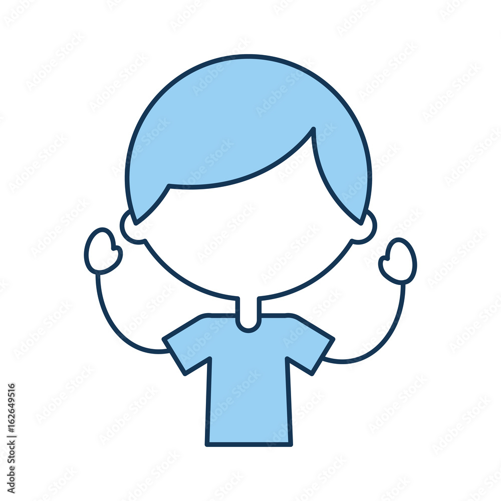 cute boy character icon vector illustration design cute boy character icon vector illustration design