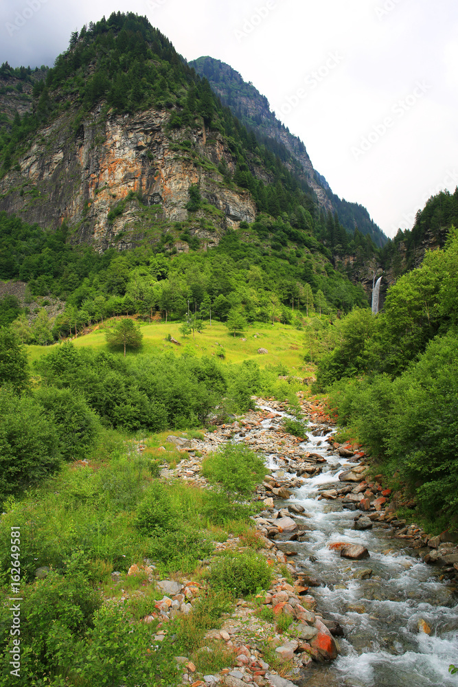 Scenic Valmaglia in Tessin, Switzerland Scenic Valmaglia in Tessin, Switzerland
