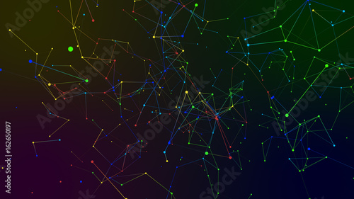 colored geometry abstract background