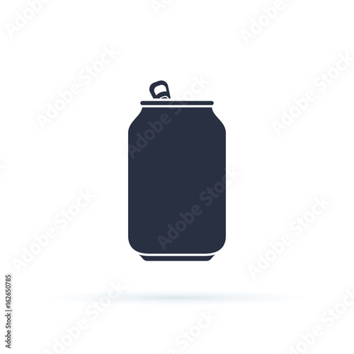 Soda can vector icon. Soda can icon isolated on background. Modern flat pictogram, business, marketing