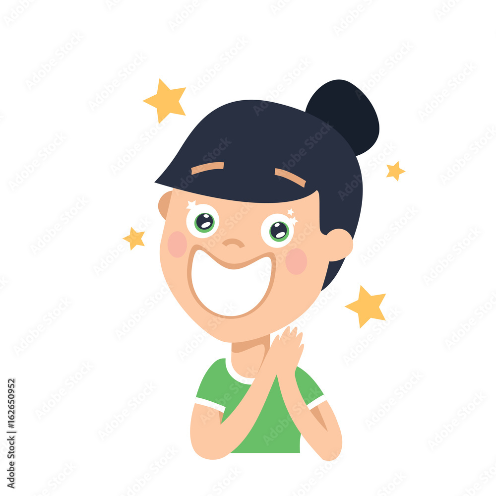 A housewife has happy facial expressions isolated. Woman housewife emotions. A housewife has happy facial expressions isolated. Woman housewife emotions.