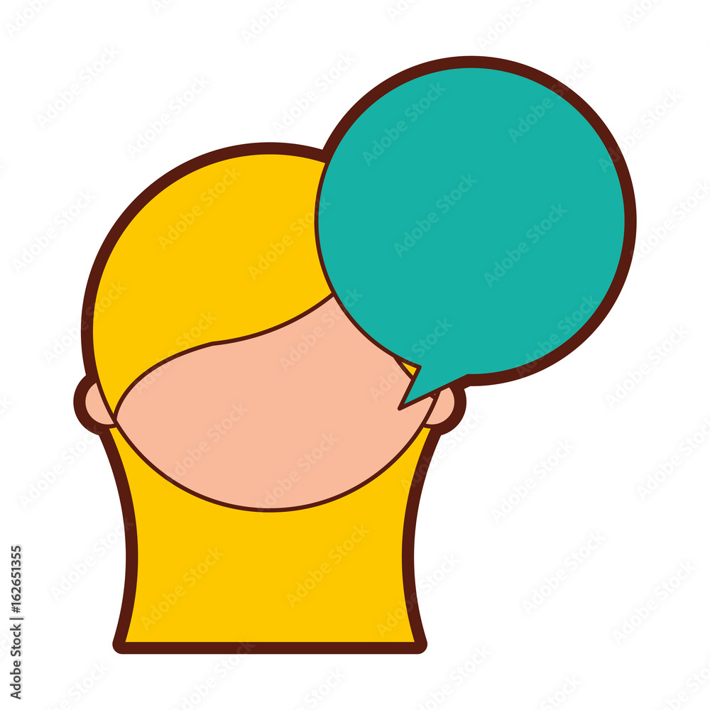 cute girl with speech bubble character icon vector illustration design cute girl with speech bubble character icon vector illustration design