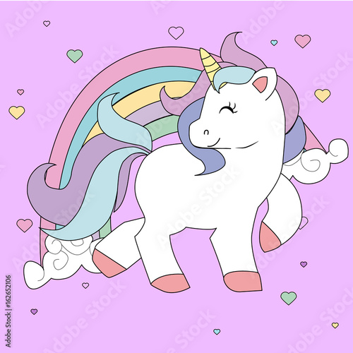 cute magical unicorn,sweet kids graphics for t-shirts © Анна Магляк