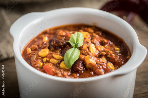 Mexican chili con carne.