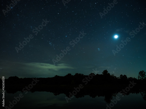 starry night at the lagoon
