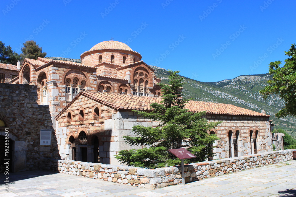 Fototapeta premium Grèce, Monastère Osios Lukas