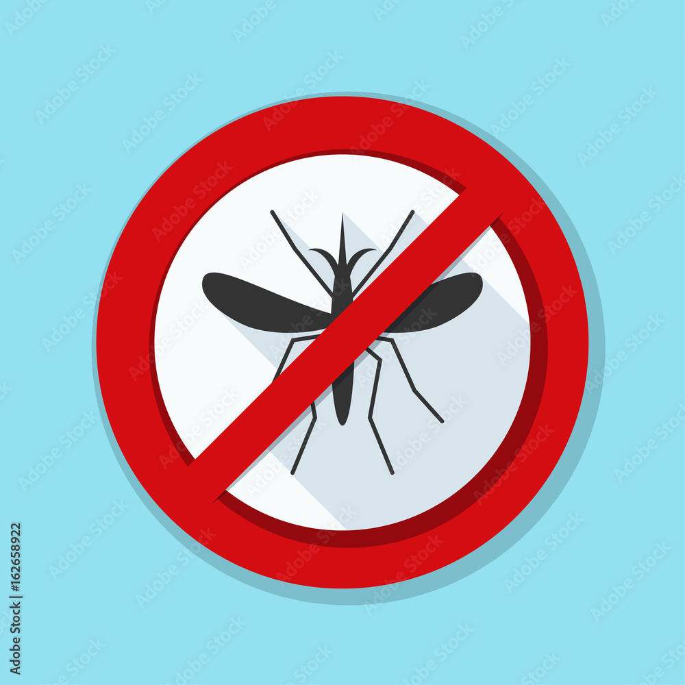 Mosquito Free Stop sign Mosquito Free Stop sign