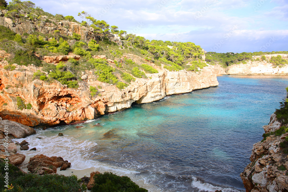 Scenic bay on Majorca Island, Balearic Islands, Spain
