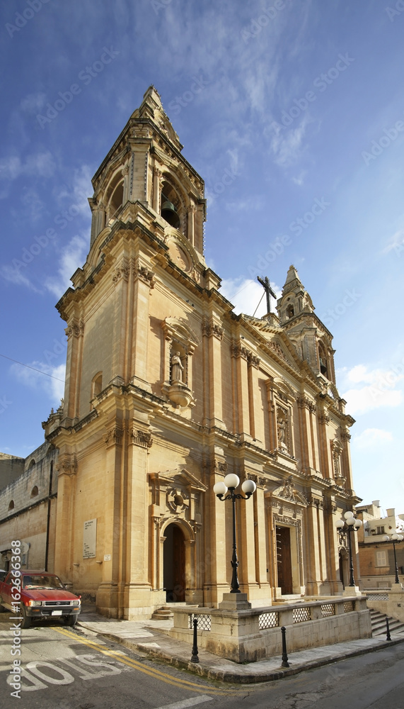 Our Lady of Sacred Heart Parish Church in Sliema (Tas-Sliema). Malta island