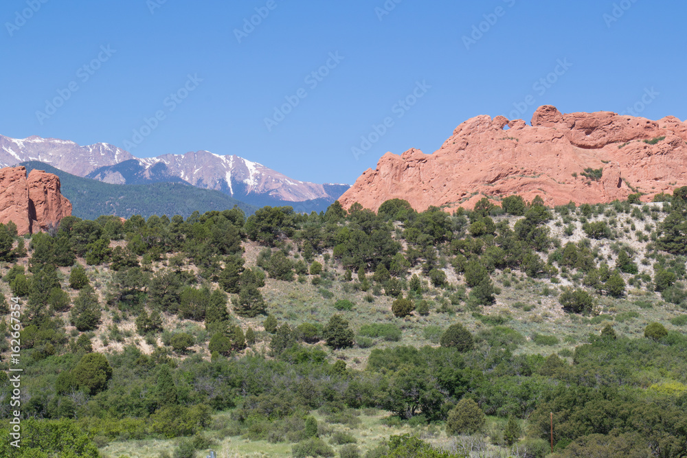 Mountains and Rocks, Garden of the Gods, Colorado Springs, CO