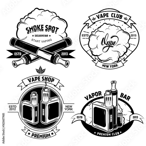 Vape Badge Set